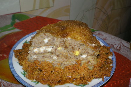 Фото к рецепту: А-ля смоленская каша с блинчатым пирогом