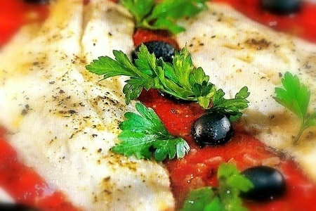 Фото к рецепту: Рыбка с маслинами