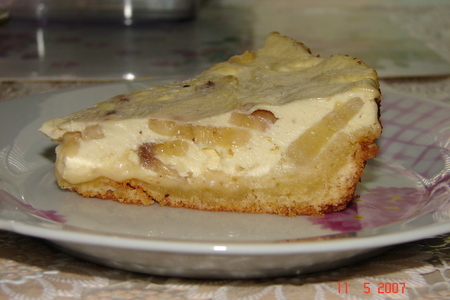 Фото к рецепту: Творожный торт с бананом