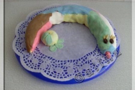 Фото к рецепту: Торт «весёлый змей»