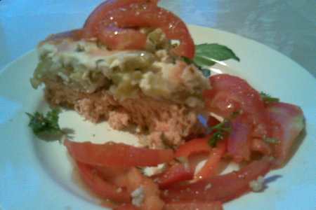 Фото к рецепту: Рыбка + салат
