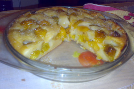 Фото к рецепту: Пирог со сливами