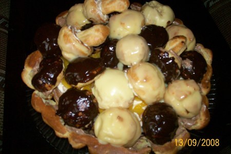 Фото к рецепту: Торт "корзинка с грибами"