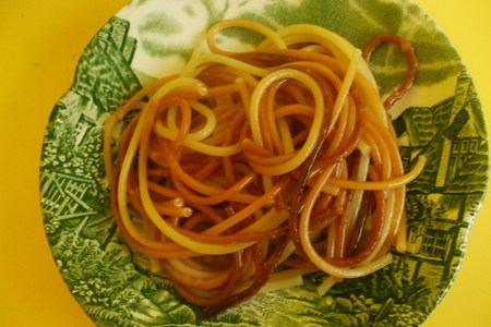 Фото к рецепту: Как сварить вкусные спагетти? очень просто!