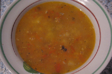 Фото к рецепту: Суп из рыбных консервов