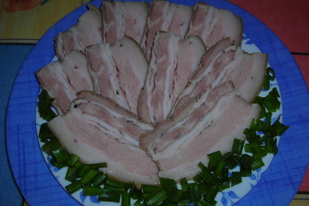 Фото к рецепту: Свиная грудинка (в пакетах)