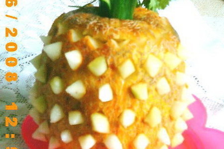 Фото к рецепту: "ананас" из дыни