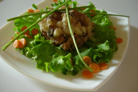 Фото к рецепту: Овощи тушенные с маринованным куриным мясом