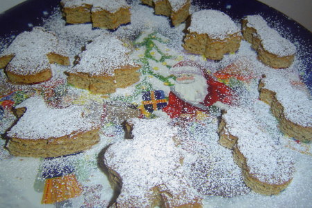 Фото к рецепту: Рождественские медовые прянички-honigkuchen