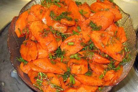 Марокканский салат из моркови