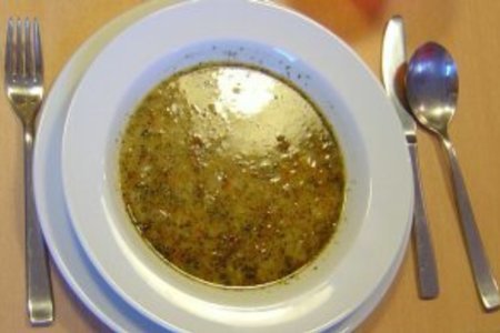 Фото к рецепту: Чечевичный суп по швейцарски