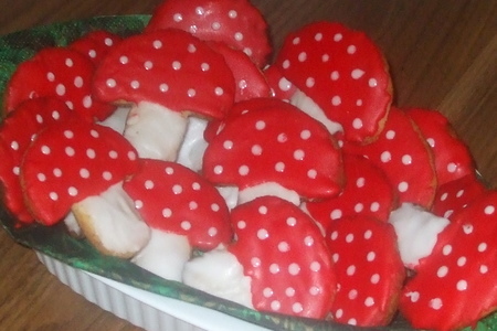 Фото к рецепту: Миндальное печенье "glückspilze"