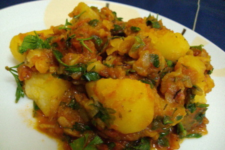 Фото к рецепту: Картофель"яхния"
