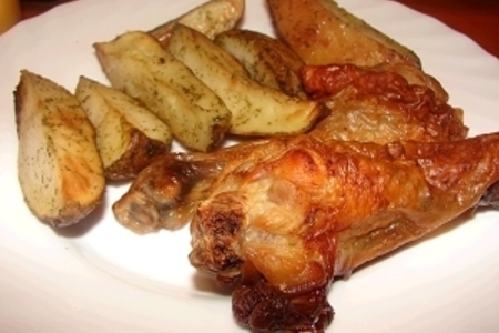 Фото к рецепту: Куриные голени в пивном маринаде