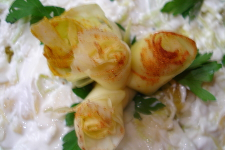 Фото к рецепту: Салат из капусты экзотика