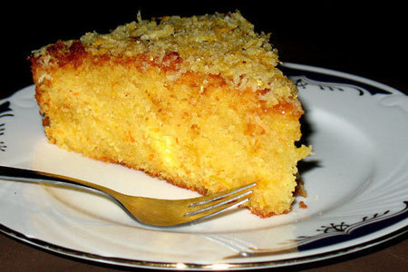Фото к рецепту: Миндально-манный пирог (halvas)