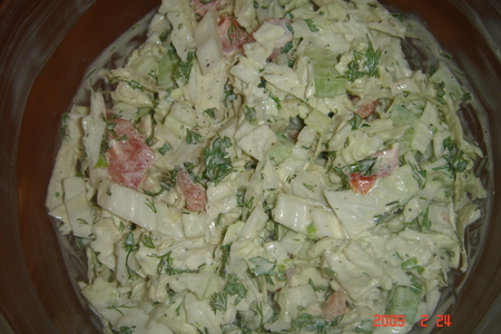 Фото к рецепту: Легкий салатик на ужин