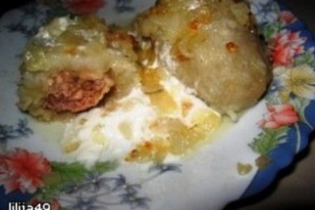 Фото к рецепту: Цепелинай и картофельные блинчики