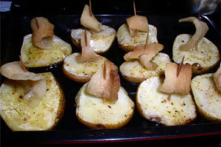 Фото к рецепту: Кораблики из картофеля