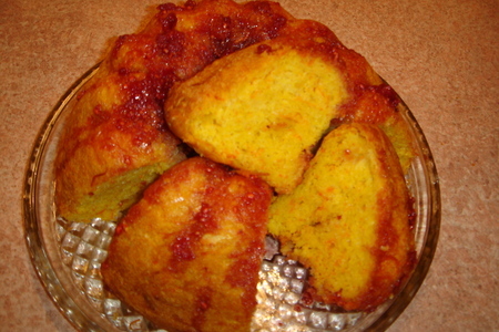 Фото к рецепту: Пирог из тыквы  с яблоком