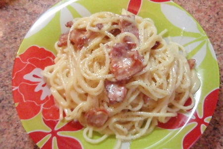 Фото к рецепту: Спагетти  "карбонара"