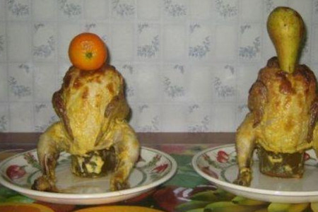 Фото к рецепту: Курицы с пивными ингредеентами