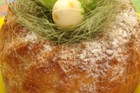 Фото к рецепту: Пирог с яичным ликером (очень нежный)