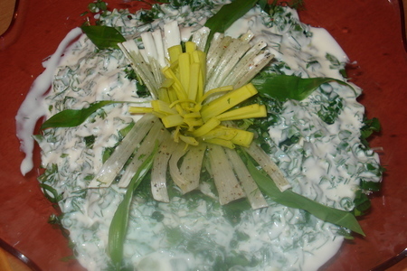 Фото к рецепту: Весенние салаты в одной цветовой гамме
