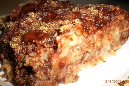 Фото к рецепту: Пирог-запеканка"грушевая услада"