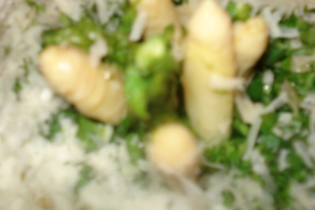 Фото к рецепту: Risotto со спаржей "весеннее"