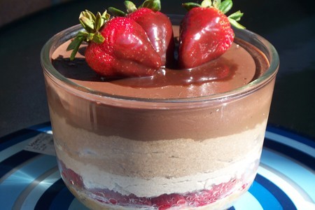Фото к рецепту: Десерт  творожно-шоколадный !!!