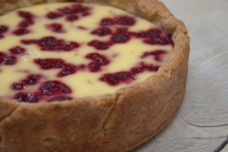 Фото к рецепту: Финский пирог с ягодами