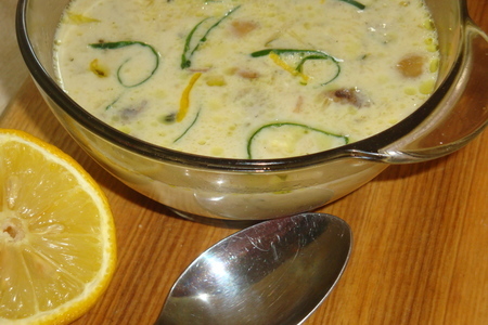 Фото к рецепту: Суп с шампиньонами и овощами