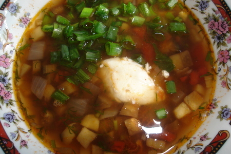 Фото к рецепту: Суп из баклажанов