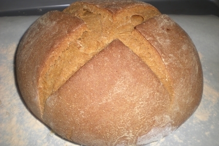 Фото к рецепту: Хлеб из цельной и кукурузной муки