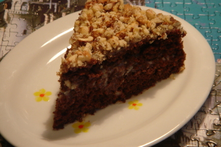 Фото к рецепту: Шоколадно - кокосовый  торт(турецкий  шоколадный пирог)