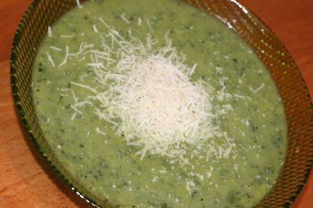 Фото к рецепту: Ароматный суп с базиликом и цуккини