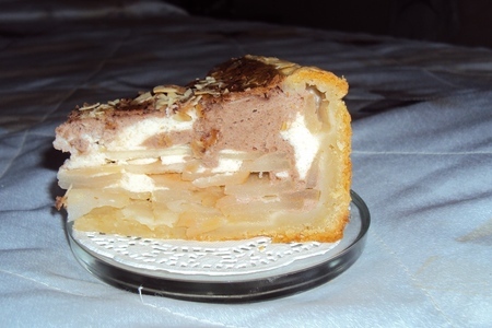 Фото к рецепту: Яблочный пирог-суфле