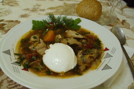 Фото к рецепту: Овощной суп-рагу