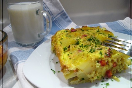 Фото к рецепту: Крестьянский завтрак (bauernfrüshtuck)