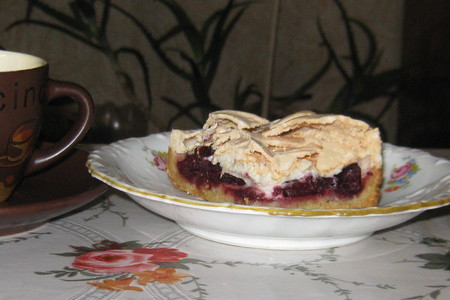 Фото к рецепту: Пирог"зимняя  вишня"