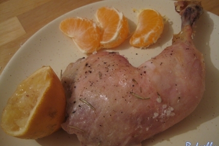 Фото к рецепту: Курица, запеченная в соли
