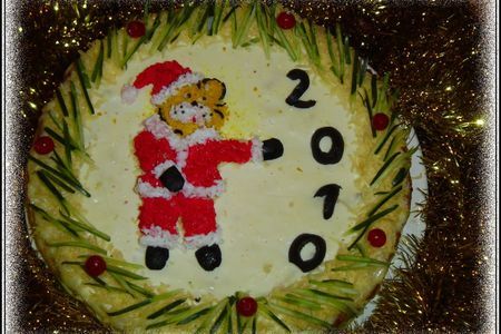 Фото к рецепту: Закусочный торт "год тигра"