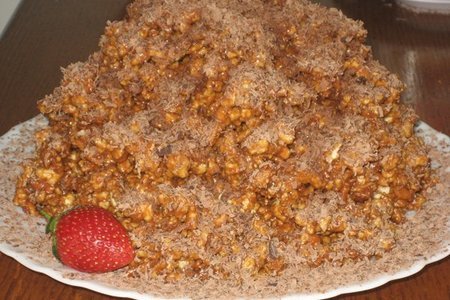 Фото к рецепту: Торт муравейник классический 