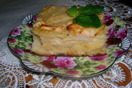 Фото к рецепту: Фруктовый  итальянский пирог