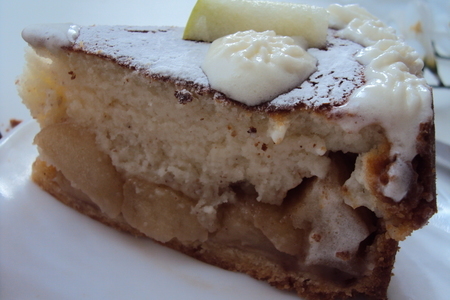 Нормандский яблочный пирог (tarte normande aux pommes)