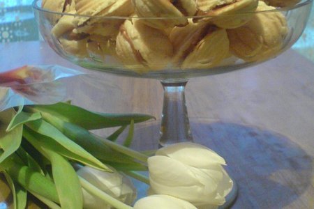 Фото к рецепту: Печенье "орешки для женюшки"