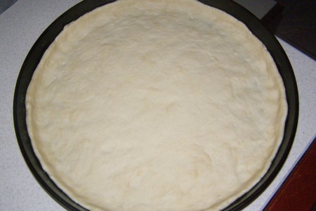 Фото к рецепту: Оочень мягкое тесто для пиццы