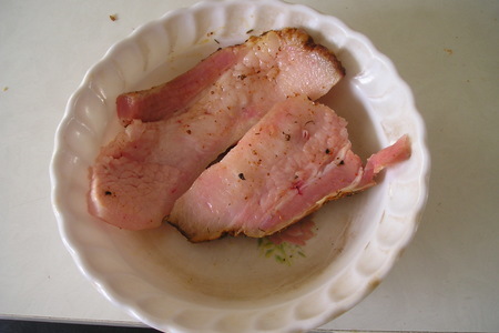 Фото к рецепту: Копченая свиная грудинка