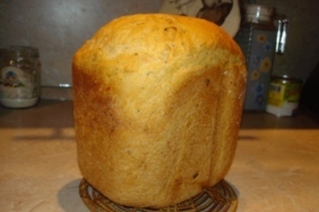 Хлеб луковый(рецепт для хлебопечки)
